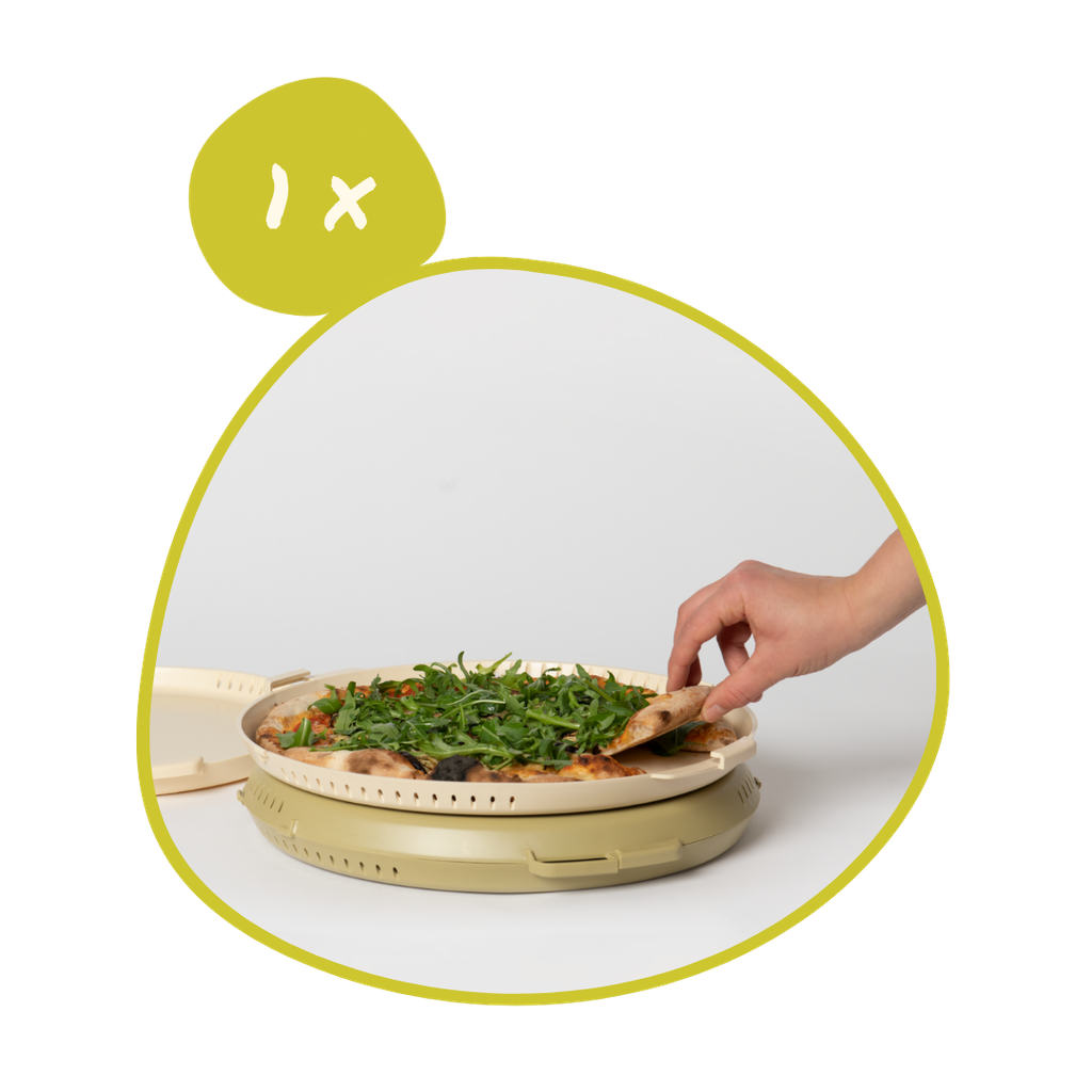 Mise à disposition 1 x Boîte à pizza ou pâtisseries Crème