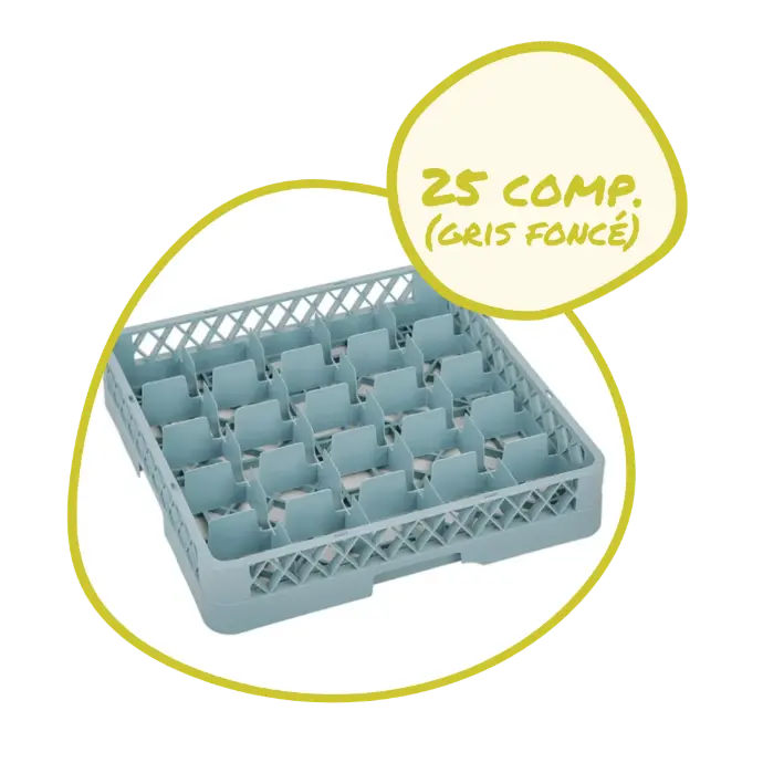 Casier lavable 25 compartiments (déstockage)