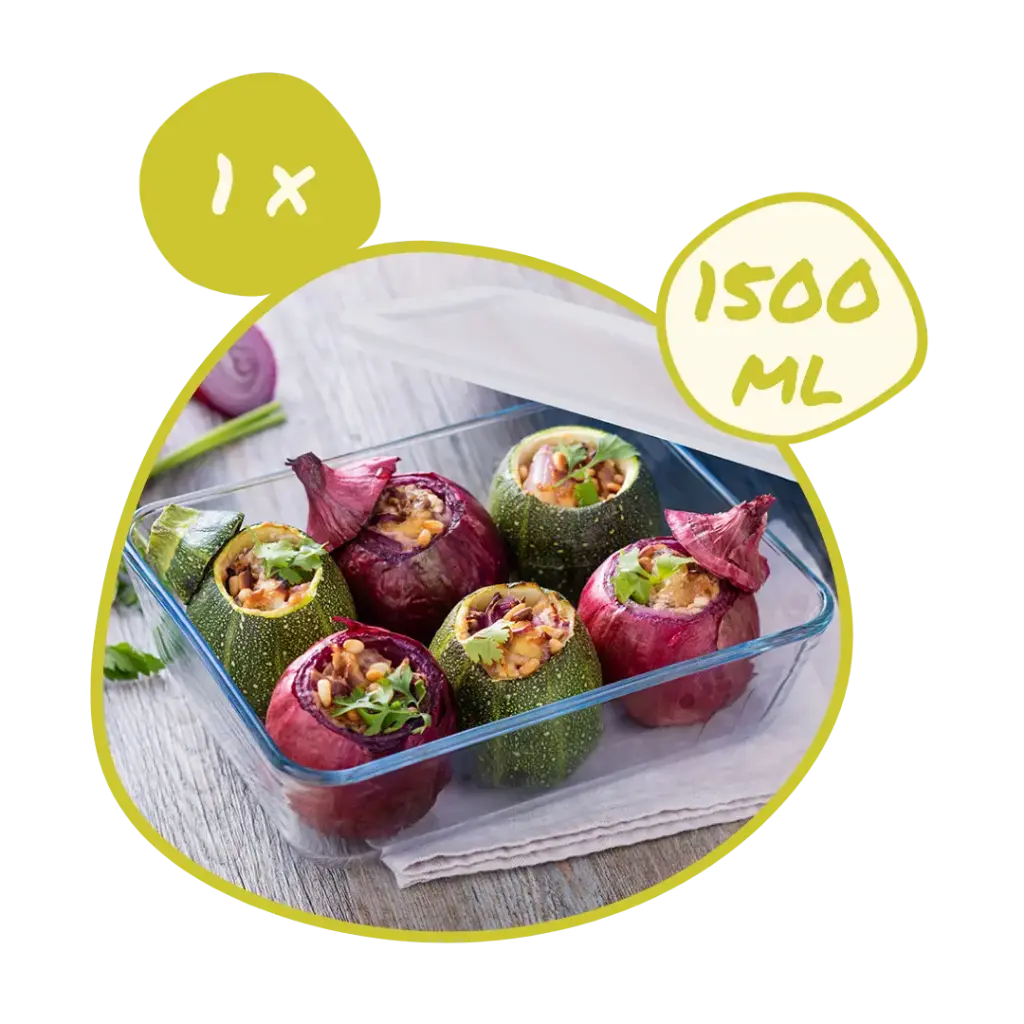 Mise à disposition 1 x Plat pyrex 1500 ml