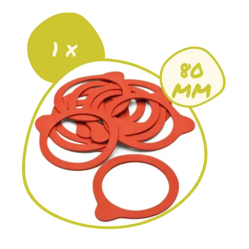 [JOINT-80x1] 1 x Joint 80 mm pour Weck