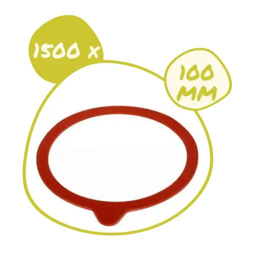 [JOINT-100x1500] 1500 x Joint 100 mm pour Weck